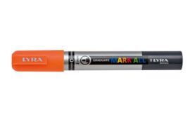 MARCADOR PERMANENTE LYRA MARK ALL 2MM NARANJA NEON