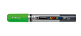 MARCADOR PERMANENTE LYRA MARK ALL 2MM VERDE NEON