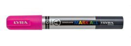 MARCADOR PERMANENTE LYRA MARK ALL 2MM ROSA NEON