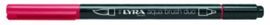 ROTULADOR LYRA AQUA BRUSH DUO ROJO POMPEYA
