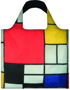 BOLSA PLEGABLE MONDRIAN COMPOSITION RECYCLABLE