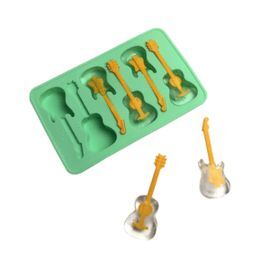 MOLDE CON FORMA DE GUITARRA PARA HIELO / HELADOS
