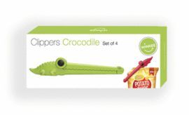 PINZA CLIPPER CON FORMA DE COCODRILO SET DE 4