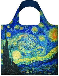 BOLSA PLEGABLE VAN GOGH NOCHE ESTRELLADA RECYCLED