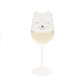 COPA DE VINO CON FORMA DE GATO
