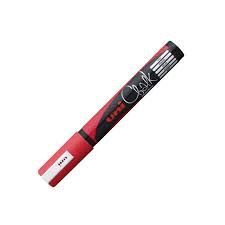 MARCADOR UNI CHALK TIZA LIQUIDA 1,8-2,5MM ROJO