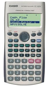 CALCULADORA CASIO FINANCIERA FC100V