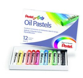 PASTEL BASE ACEITE 12 COLORES SURTIDOS.