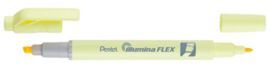 MARCADOR FLUORESCENTE DOBLE PUNTA FLEX AMARILLO PA