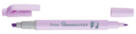 MARCADOR FLUORESCENTE DOBLE PUNTA FLEX VIOLETA PAS