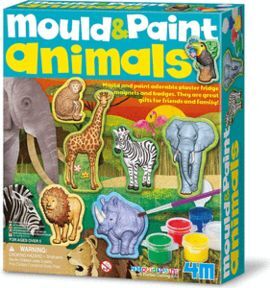 JUEGO MOULD PAINT DE LOS ANIMALES DE LA SELVA