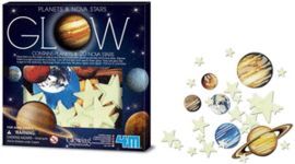 JUEGO SUPER NOVA 20PCS PLANETAS DE PAPEL MULTICOLO