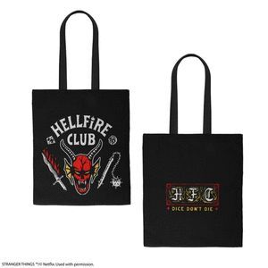 BOLSA TOTE DE TELA HELLFIRE CLUB 42 X 38 CM