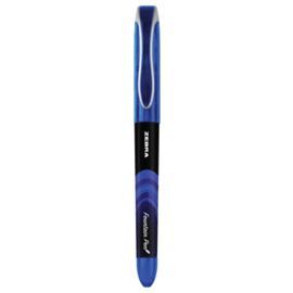 PLUMA ZEBRA DESECHABLE AZUL