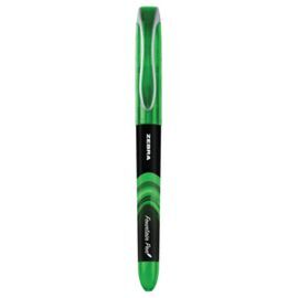 PLUMA ZEBRA DESECHABLE VERDE