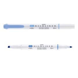ROTULADOR ZEBRA MILDLINER COOL   REFINED AZUL