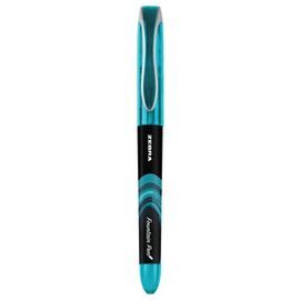 PLUMA ZEBRA DESECHABLE AZUL CLARO