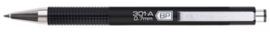 BOLIGRAFO ZEBRA 301A RETRACTABLE 0,7 NEGRO