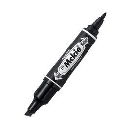 ROTULADOR ZEBRA HI-MCKIE PERMANENTE 2/4MM NEGRO