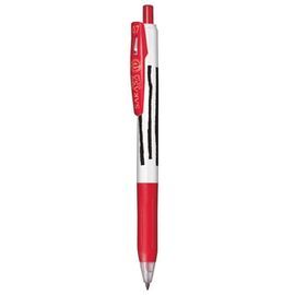 BOLIGRAFO ZEBRA SARASA CLIP STRIPES ROJO