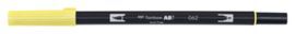 ROTULADOR TOMBOW DUAL BRUSH 062 PALE YELLOW