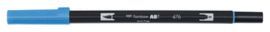 ROTULADOR DOBLE PUNTA PINCEL DUAL BRUSH 476 CYAN