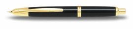 PLUMA RETRACTIL 1500 NEGRA M DORADA