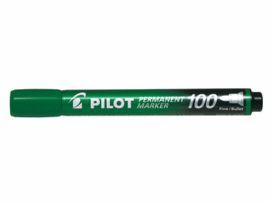 MARCADOR PERMANENTE PUNTA CONICA SCA-100 VERDE