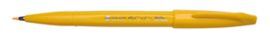 ROTULADOR PENTEL TOUCH CON PUNTA DE PINCEL AMARILL