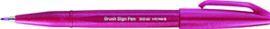 ROTULADOR PENTEL TOUCH PASTEL PUNTA DE PINCEL ROJO