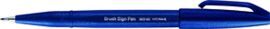 ROTULADOR PENTEL TOUCH PASTEL PUNTA DE PINCEL AZUL