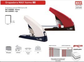 GRAPADORA MANUAL CON GRAPADO PLANO MAX VAIMO 80 RO