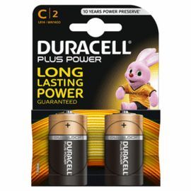 PILA ALCALINA DURACELL PLUS POWER C LR14 BLISTER 2