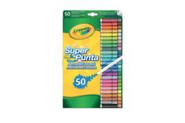 50 ROTULADORES SUPER PUNTA LAVABLES