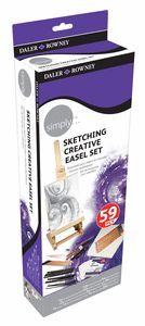 SET CREATIVO ESBOZO CON CABALLETE SIMPLY