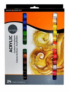 ESTUCHE 24 TUBOS PINTURA ACRILICA 22ML GRADUATE