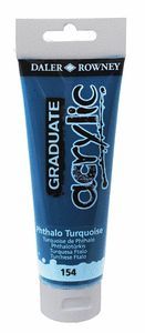 PINTURA ACRILICA GRADUATE 120ML PHTHALO TURQUESA