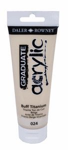 PINTURA ACRILICA GRADUATE 120ML BUFF TITANIUM