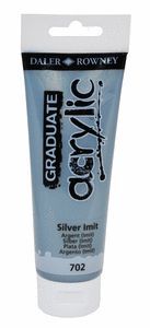 PINTURA ACRILICA GRADUATE 120ML PLATA IMIT