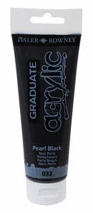 PINTURA ACRILICA GRADUATE 120ML PEARL NEGRO