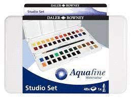 SET ACUARELA DAL AQUAFINE MEDIO GODETS 48 COLORES