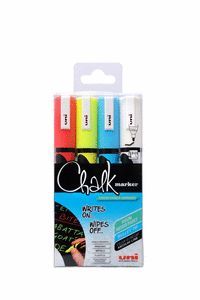 ESTUCHE MARCADOR UNI CHALK TIZA LIQUIDA 1,8-2,5MM