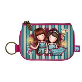 MONEDERO LLAVERO CON CREMALLERA FIREWORKS GORJUSS