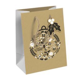 BOLSA REGALO BLACK HOLLY 21,5X10,2X25,3CM