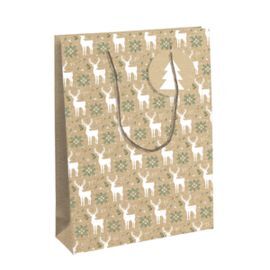 BOLSA REGALO LOVELY HOME GREEN 26,5X14X33CM