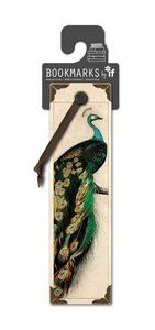 MARCAPAGINAS VINTAGE PEACOCK