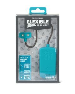 LAMPARA LECTURA FLEXIBLE TURQUESA