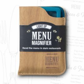 LIGHT UP MENU MAGNIFIER AQUA