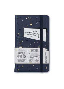 NOTEBOOK POCKET A6 JOURNAL MOON   STARS