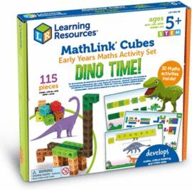 JUEGO SET ACTIVIDADES MATEMATICAS HORA DINOSAURIOS